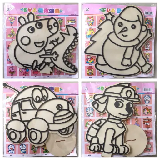 DIY Tempel Kapas Karakter